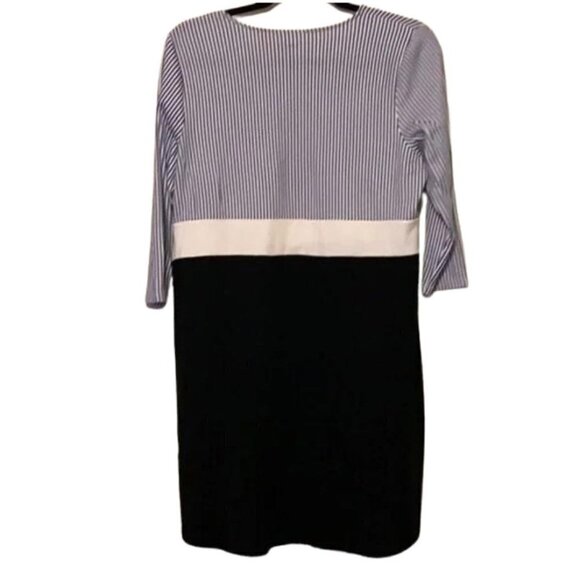 J Jill Striped Color Block Jersey Dress, XL - Picture 1 of 3